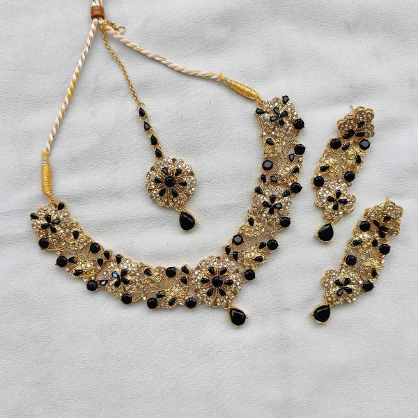 Copper Gold Look Stylish Necklace Set