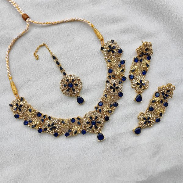 Copper Gold Look Stylish Necklace Set