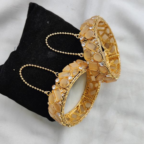 Turkish Semi-Gems Kangan Pair