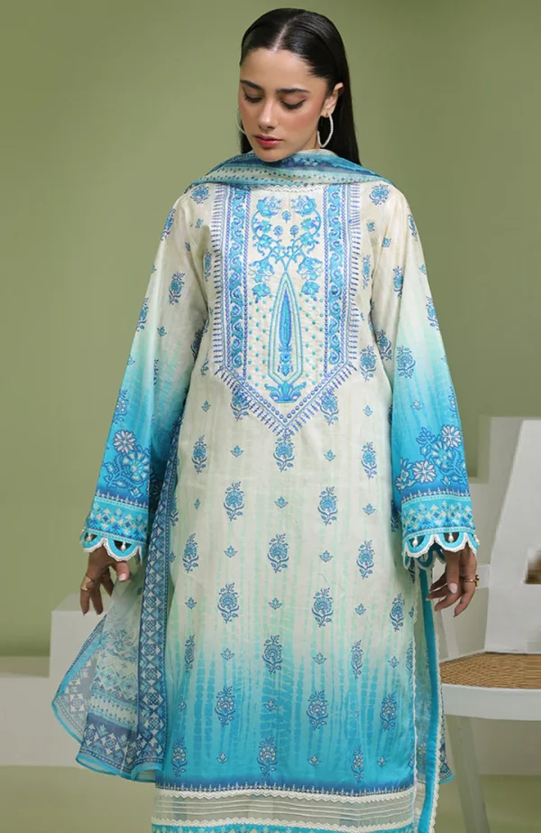 Zellbury unstitched lawn'25