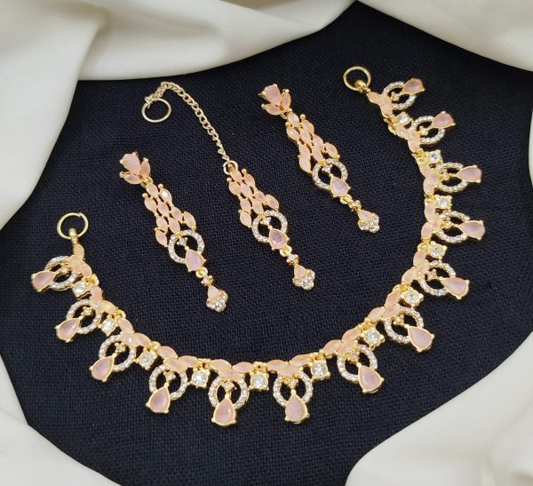 💫 New Design 💫  ✨ Stylish necklace set  ✨ Fine quality - Image 8