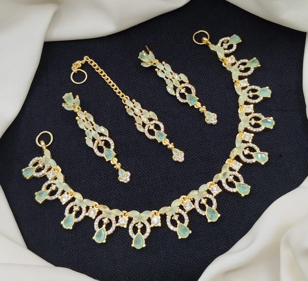 💫 New Design 💫  ✨ Stylish necklace set  ✨ Fine quality - Image 12