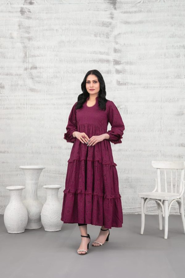 CELIA Stitched Exclusive Schiffli Embroidered Staple Maxi Designs - Image 2