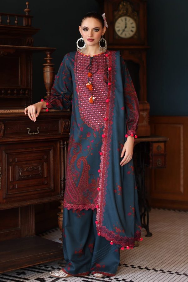 Charizma Bamper Sale  3-Pc Unstitched Embroidered Staple Suit