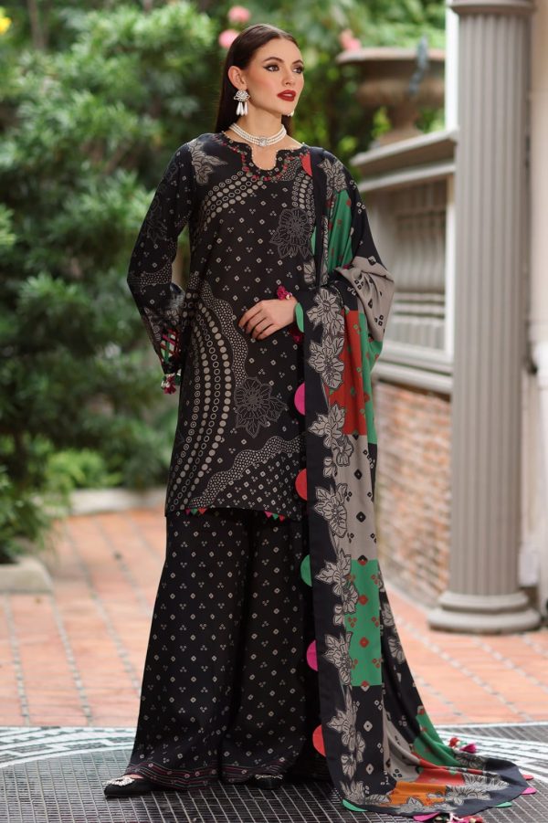 Charizma Bamper Sale  3-Pc Unstitched Printed Staple Suit
