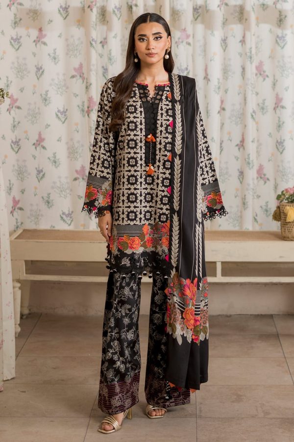 Charizma Bamper Sale  3-Pc Unstitched Printed Staple Suit