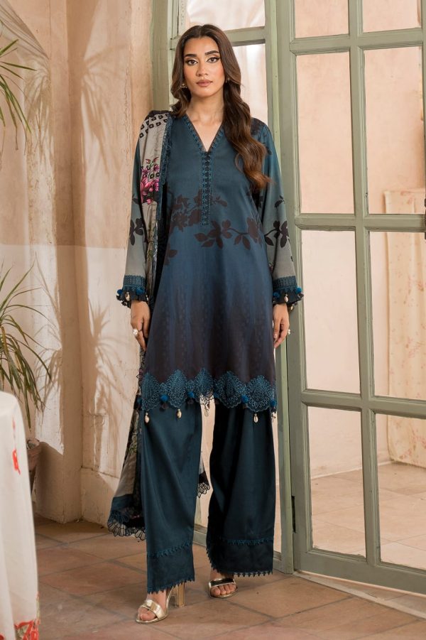 Charizma Bamper Sale  3-Pc Unstitched Printed Staple Suit