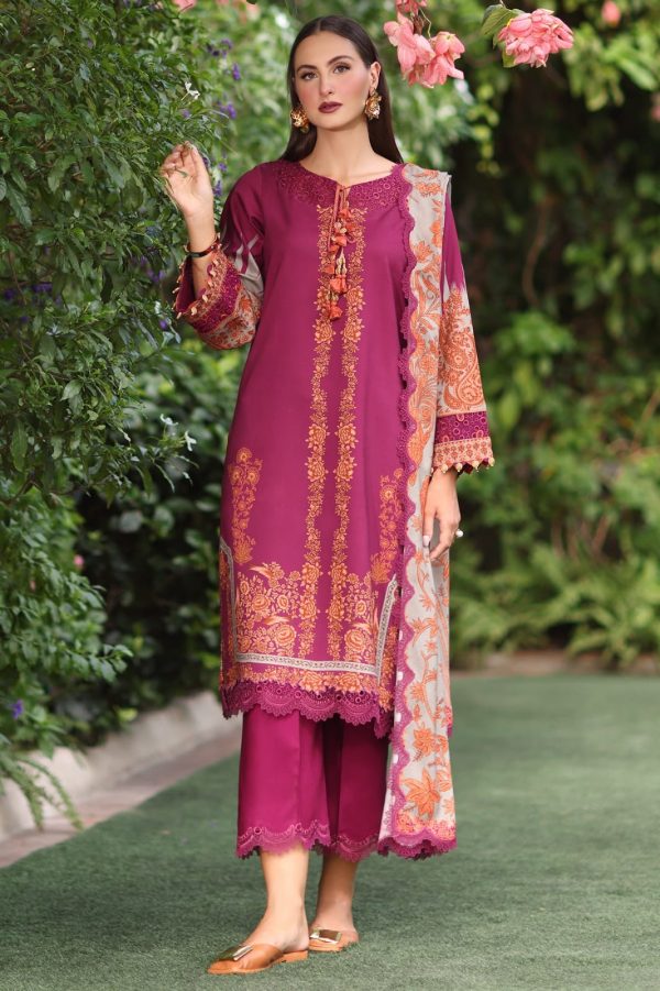 Charizma Bamper Sale  3-Pc Unstitched Printed Staple Suit