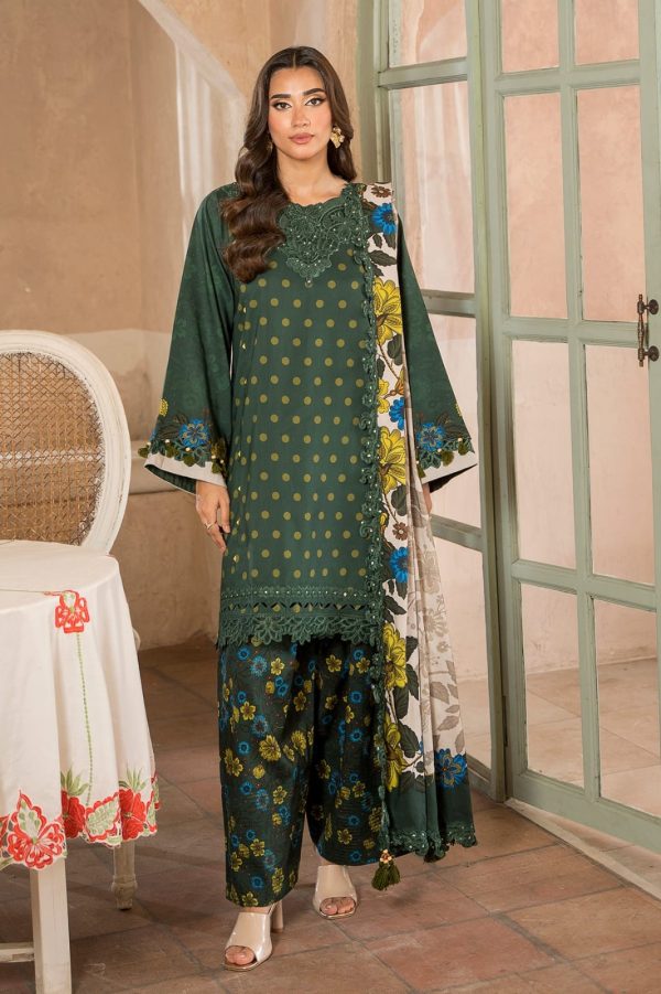 Charizma Bamper Sale  3-Pc Unstitched Printed Staple Suit