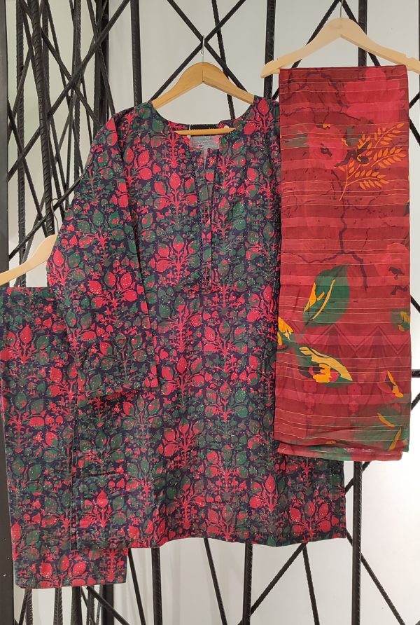 Sadabahar - Printed Cotton Pret With Farshi Shalwar Collection'25 Vol.02