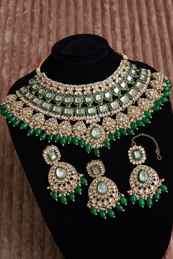 Kundan Bridal Necklace Set 💫💫💫💫 - Image 3