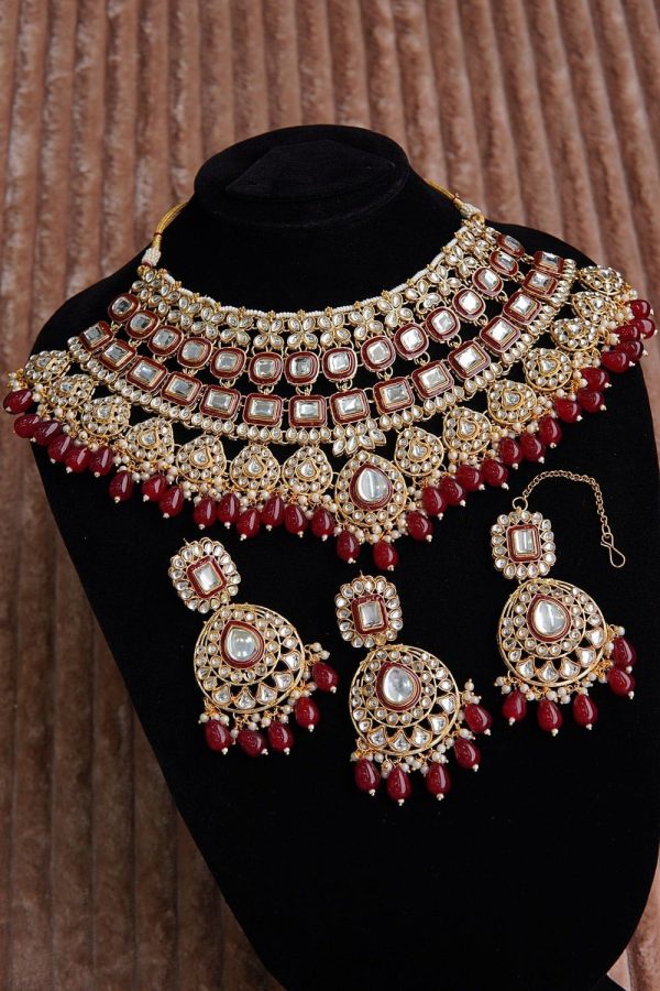 Kundan Bridal Necklace Set 💫💫💫💫 - Image 4