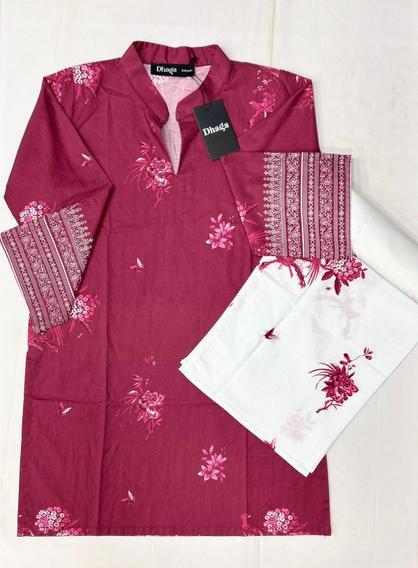 DHAGA Kids Co Ord’s 2 Piece  Collection Stitched 2 piece Size 6yrs to 14yrs - Image 3