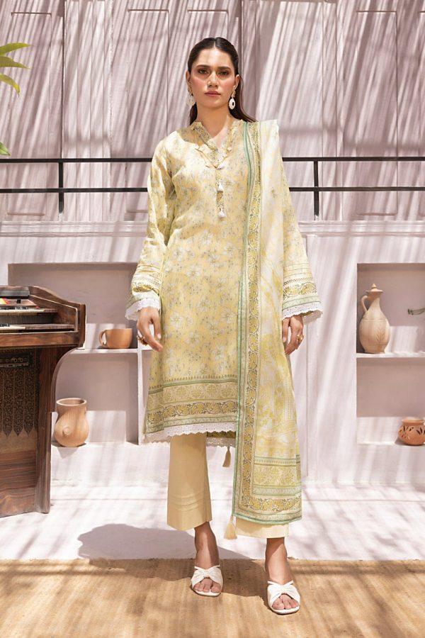 Lakhani Sale💫💫 03 Piece Unstitched Printed Lawn - Image 2