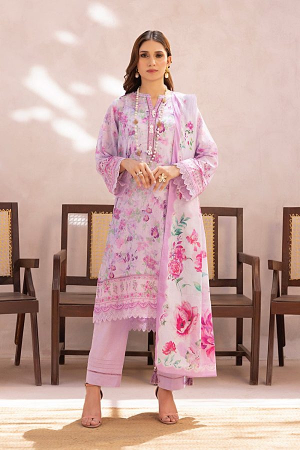 Lakhani Sale💫💫 03 Piece Unstitched Printed Lawn - Image 3