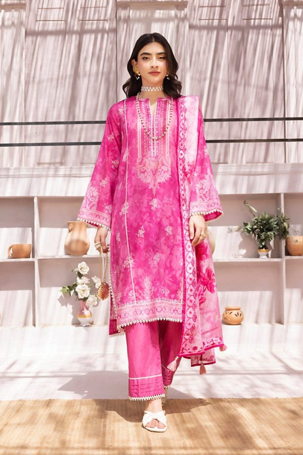 Lakhani Sale💫💫 03 Piece Unstitched Printed Lawn - Image 6
