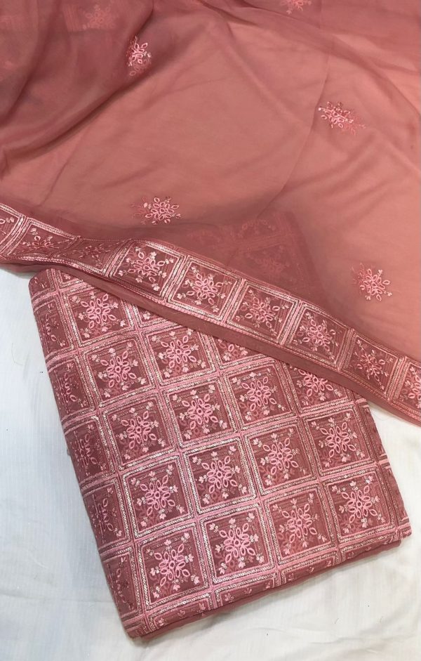 Bareeza  Design  Shaffon Chicken kari