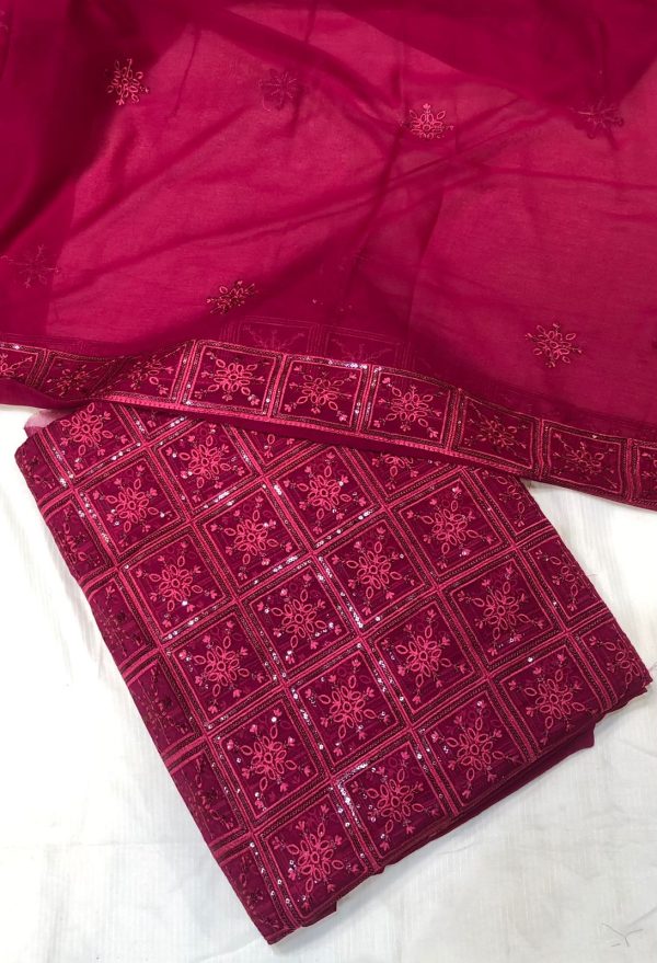 Bareeza  Design  Shaffon Chicken kari - Image 7