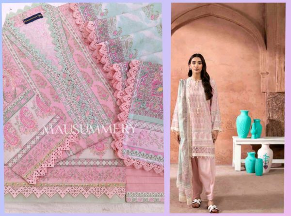 MAUSUMMERY LAWN 2025 VOL-5  3Pcs Stitched Lawn Collection - Image 5