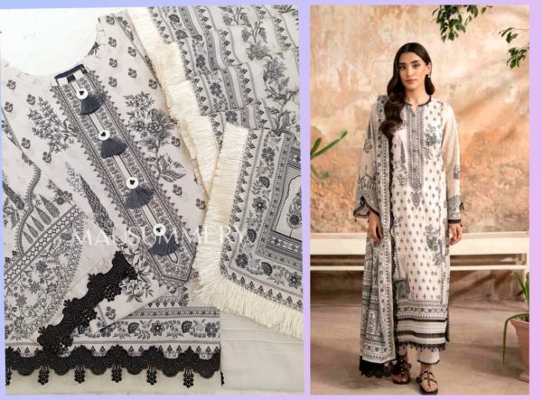 MAUSUMMERY LAWN 2025 VOL-5  3Pcs Stitched Lawn Collection - Image 4