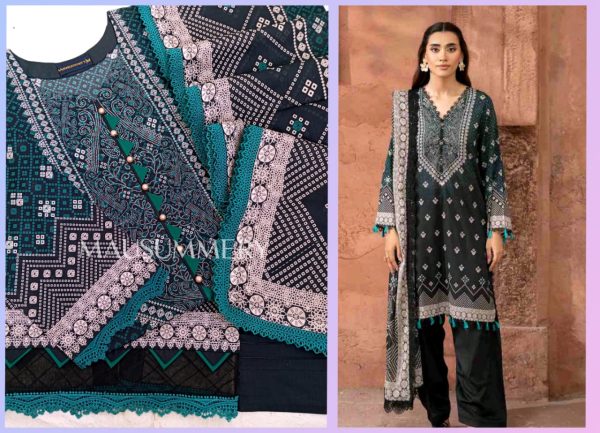MAUSUMMERY LAWN 2025 VOL-5  3Pcs Stitched Lawn Collection - Image 2