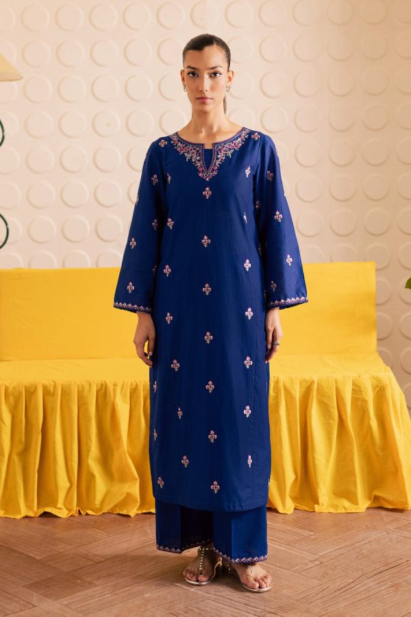 2Pc - Embroidered Lawn - Image 11