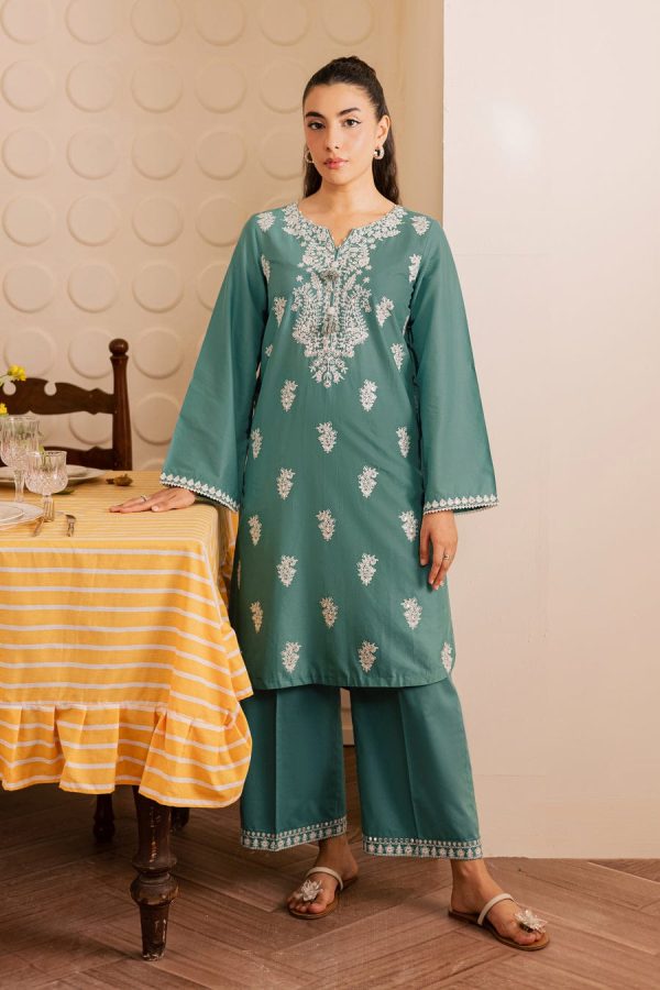 2Pc - Embroidered Lawn - Image 10