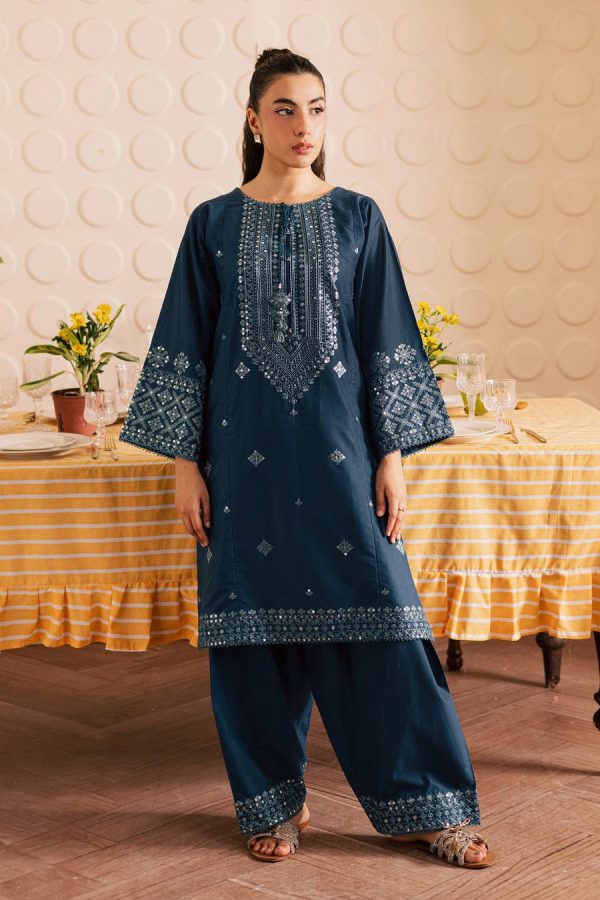 2Pc - Embroidered Lawn - Image 8
