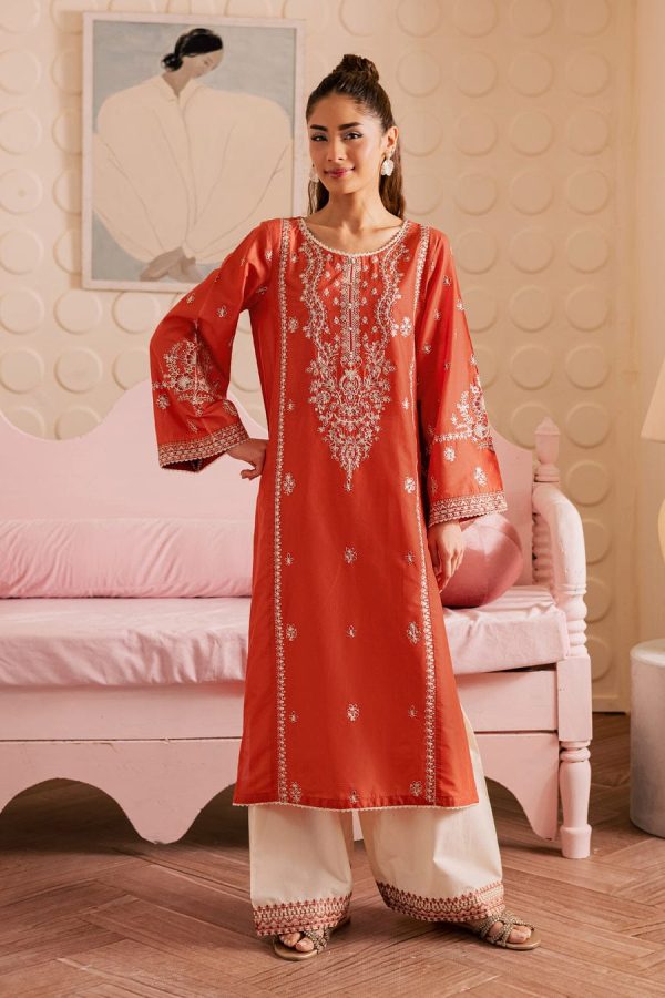 2Pc - Embroidered Lawn - Image 4