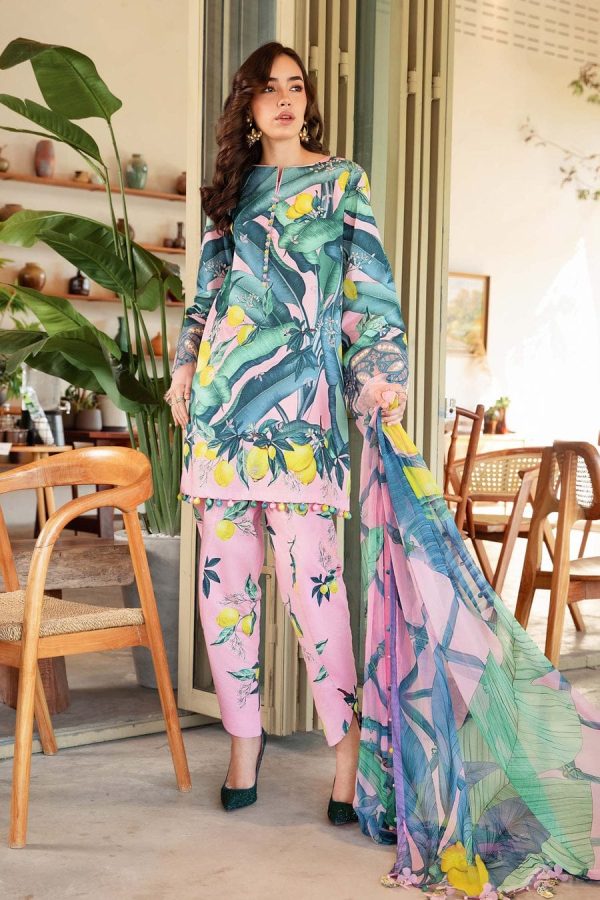 😍 Maria B  M.Print 3 Piece Unstitched Printed Lawn Suit