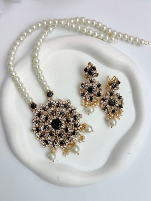 Polki & Zircones Pendent Set - Image 6