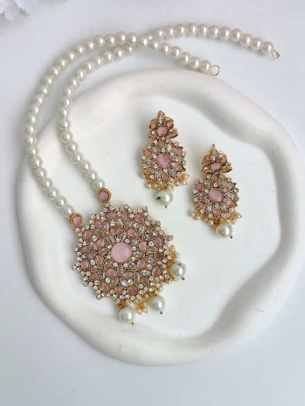 Polki & Zircones Pendent Set - Image 4