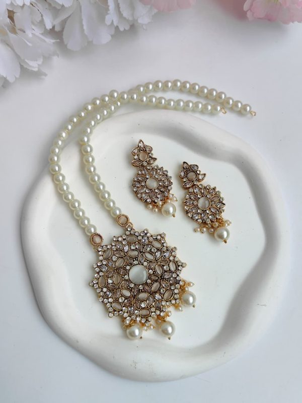 Polki & Zircones Pendent Set - Image 5