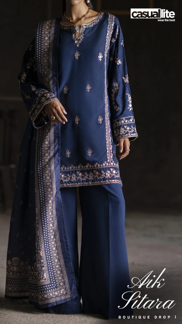 Aik Sitara - Premium Silk Boutique Drop I By Casual Lite - Image 3