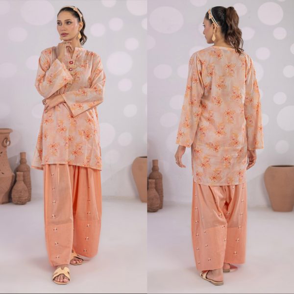 BASIC ESSENTIALS Co-ord’s 2 Piece Collection with EMBROIDERED Shalwar - Image 2