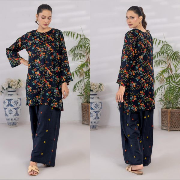 BASIC ESSENTIALS Co-ord’s 2 Piece Collection with EMBROIDERED Shalwar