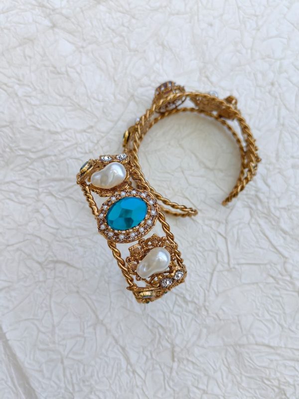Gems Mother Pearl Antique Bracelet Kara