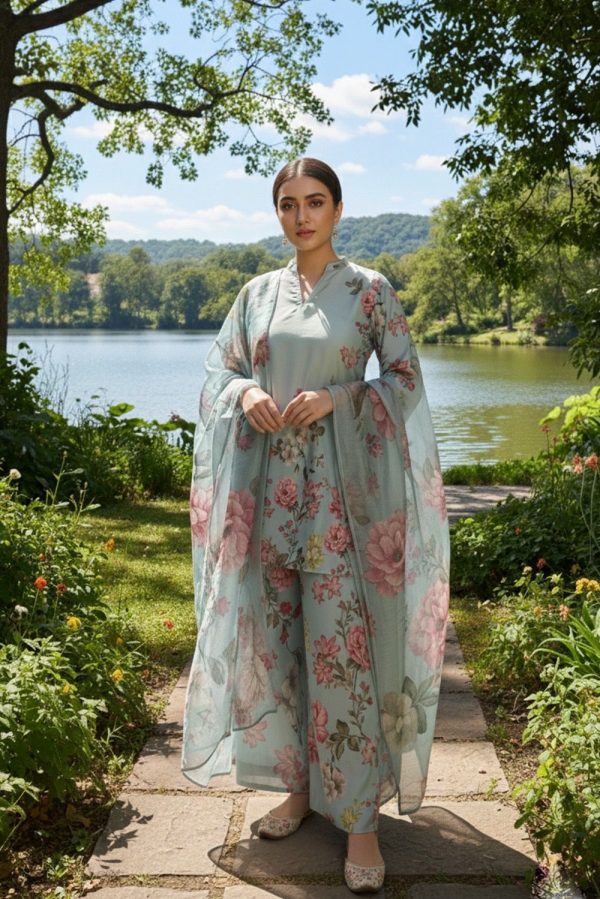 🎗️TEA PARTY🎗️ Printed Silk 3 Piece Collection