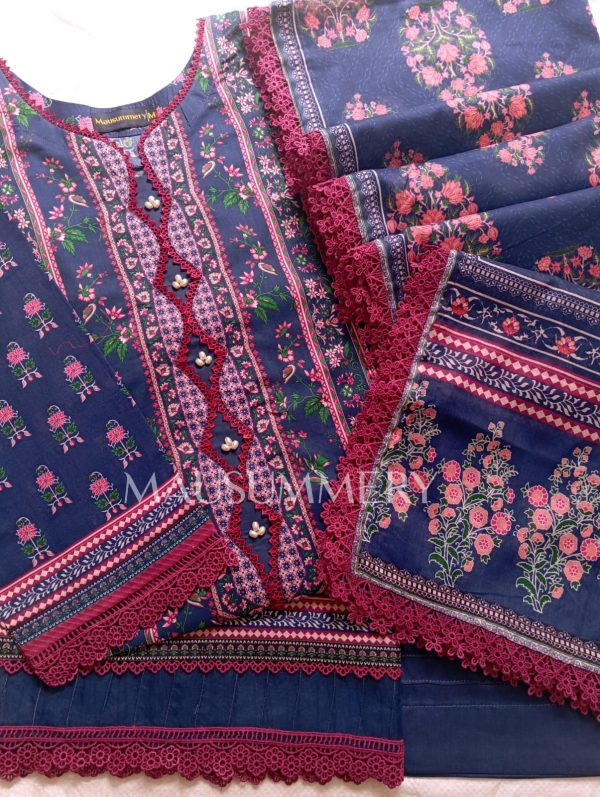 MAUSUMMERY PRINTED LAWN VOL 8 2025 3Pcs Stitch Lawn Collection - Image 3