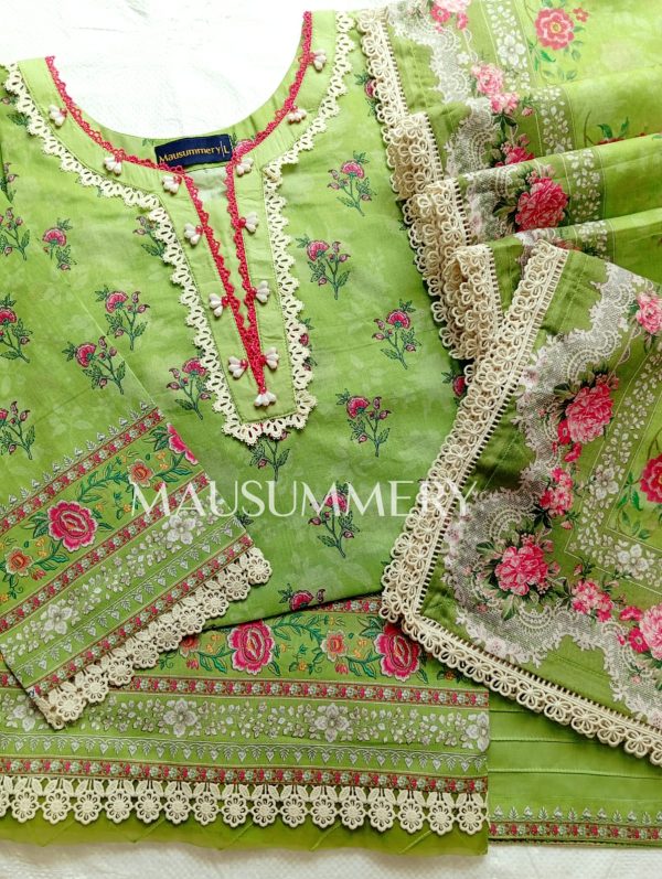 MAUSUMMERY PRINTED LAWN VOL 8 2025 3Pcs Stitch Lawn Collection - Image 5