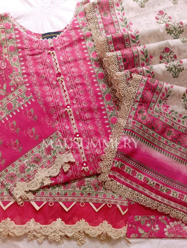 MAUSUMMERY PRINTED LAWN VOL 8 2025 3Pcs Stitch Lawn Collection - Image 8