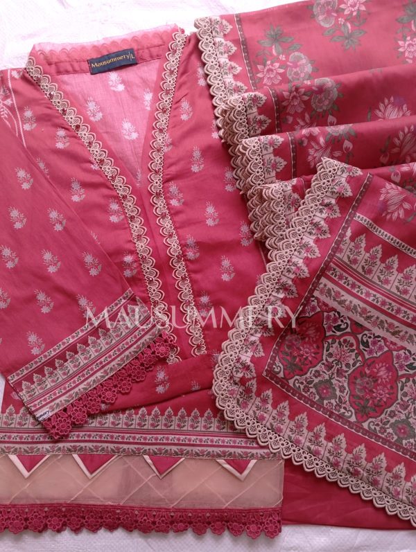 MAUSUMMERY PRINTED LAWN VOL 8 2025 3Pcs Stitch Lawn Collection - Image 10